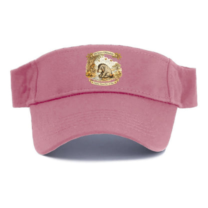 GLOOMY GLEN | Droopy figure in rain | Tattered tail bow | Pessimistic poetry | Loveable - Visor - Pink