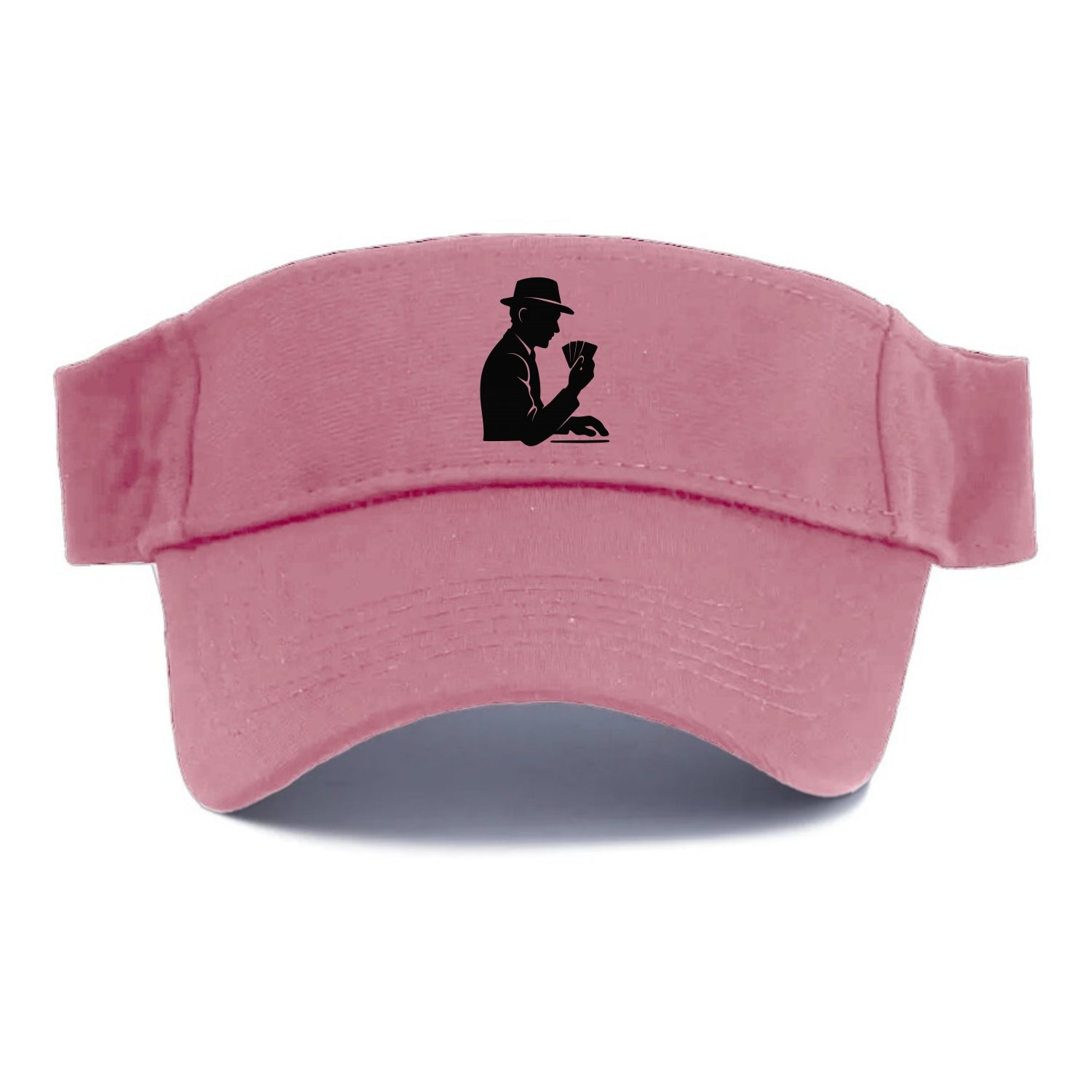 Poker player with cards close - Visor - Pink
