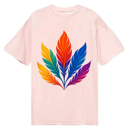 Phoenix Feathers - Each feather a differ - Classic T-shirt - Pink