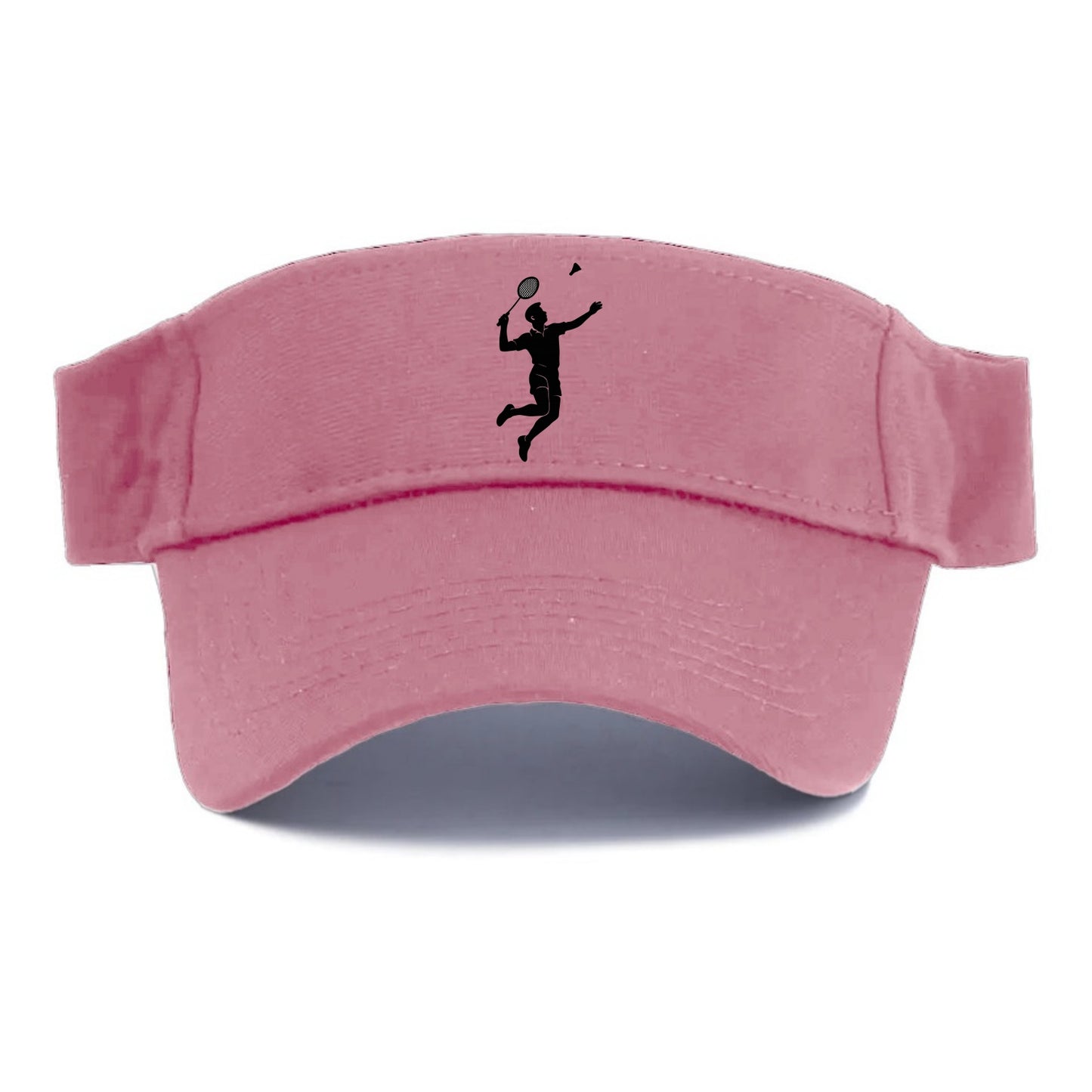 Badminton player jumping for a smash - Visor - Pink