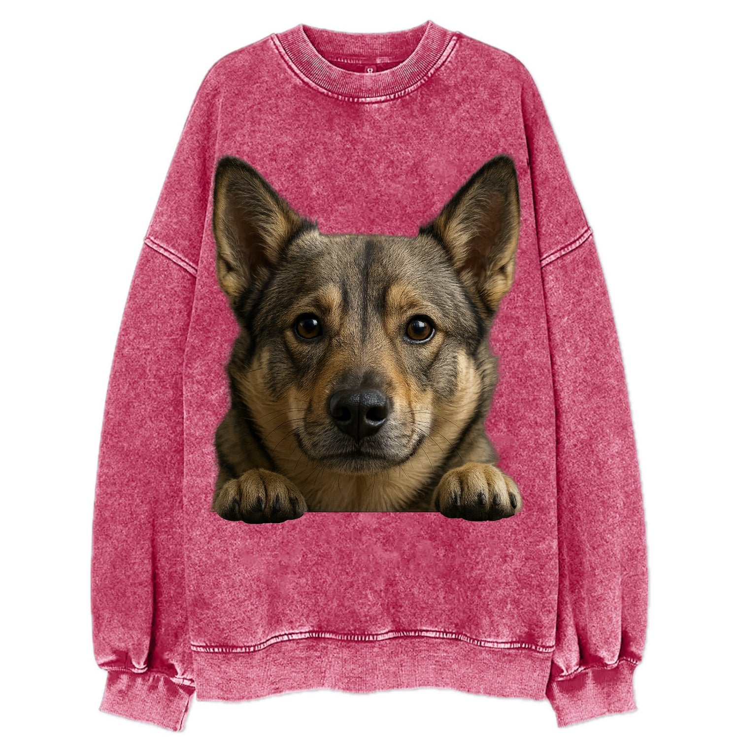 Swedish Vallhund  - Vintage Sweatshirt - Pink