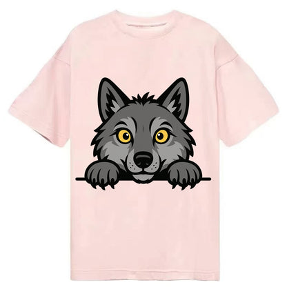 Wolf  - Classic T-shirt - Pink