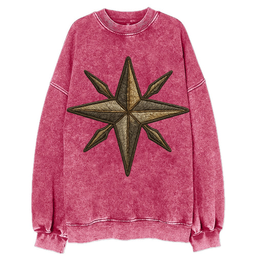 Nautical Star  - Vintage Sweatshirt