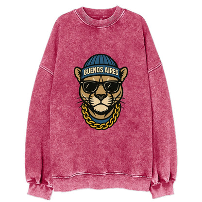 Buenos Aires Puma - Vintage Sweatshirt - Pink