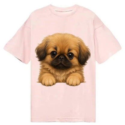 Pekingese  - Classic T-shirt - Pink