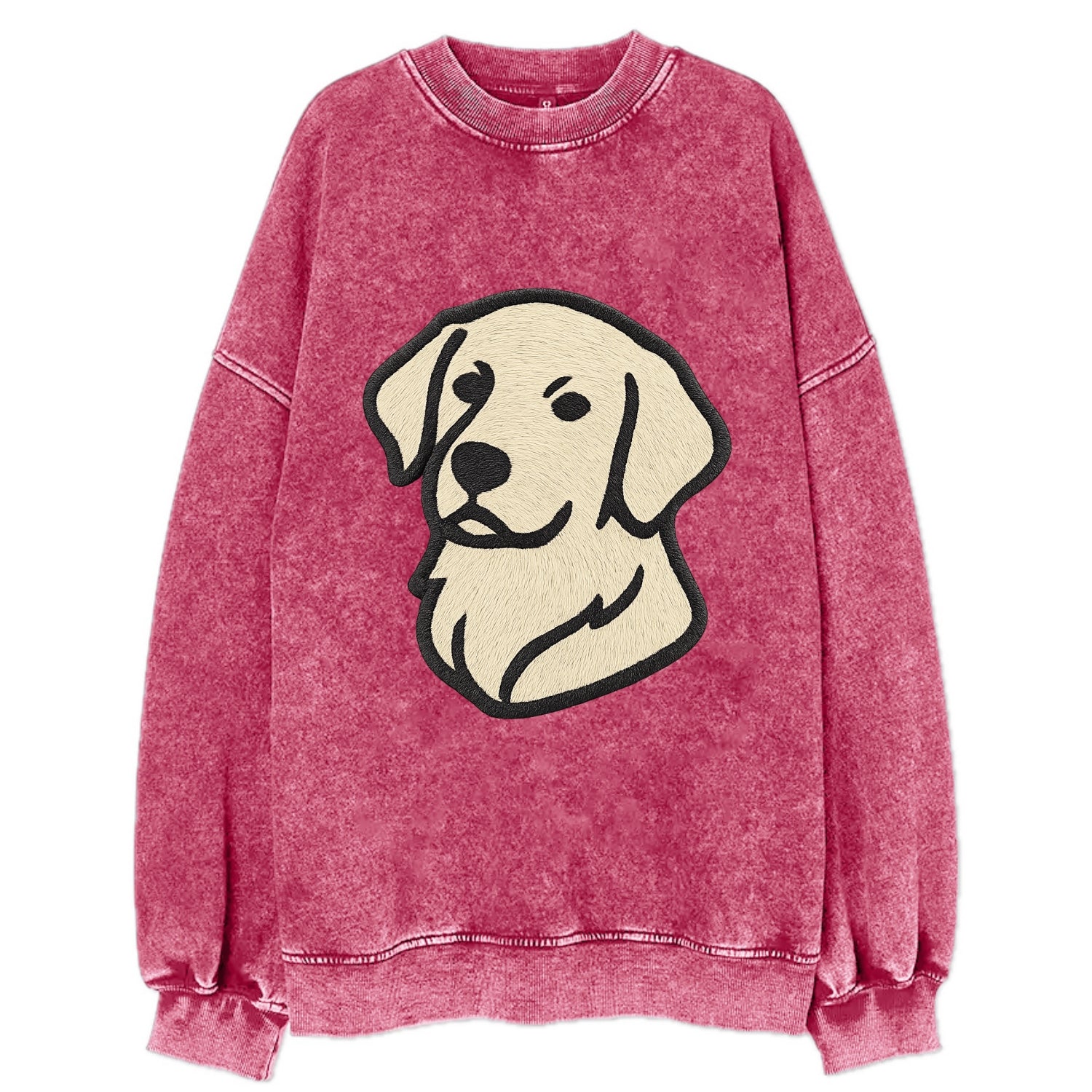 Golden Retriever - Head tilt curious pos Vintage Sweatshirt - Pink