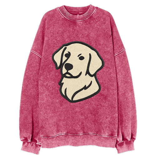 Golden Retriever - Head tilt curious pos Vintage Sweatshirt