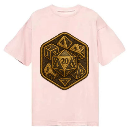 Dice set for tabletop gaming - RPG enthusiast - Classic T-shirt - Pink