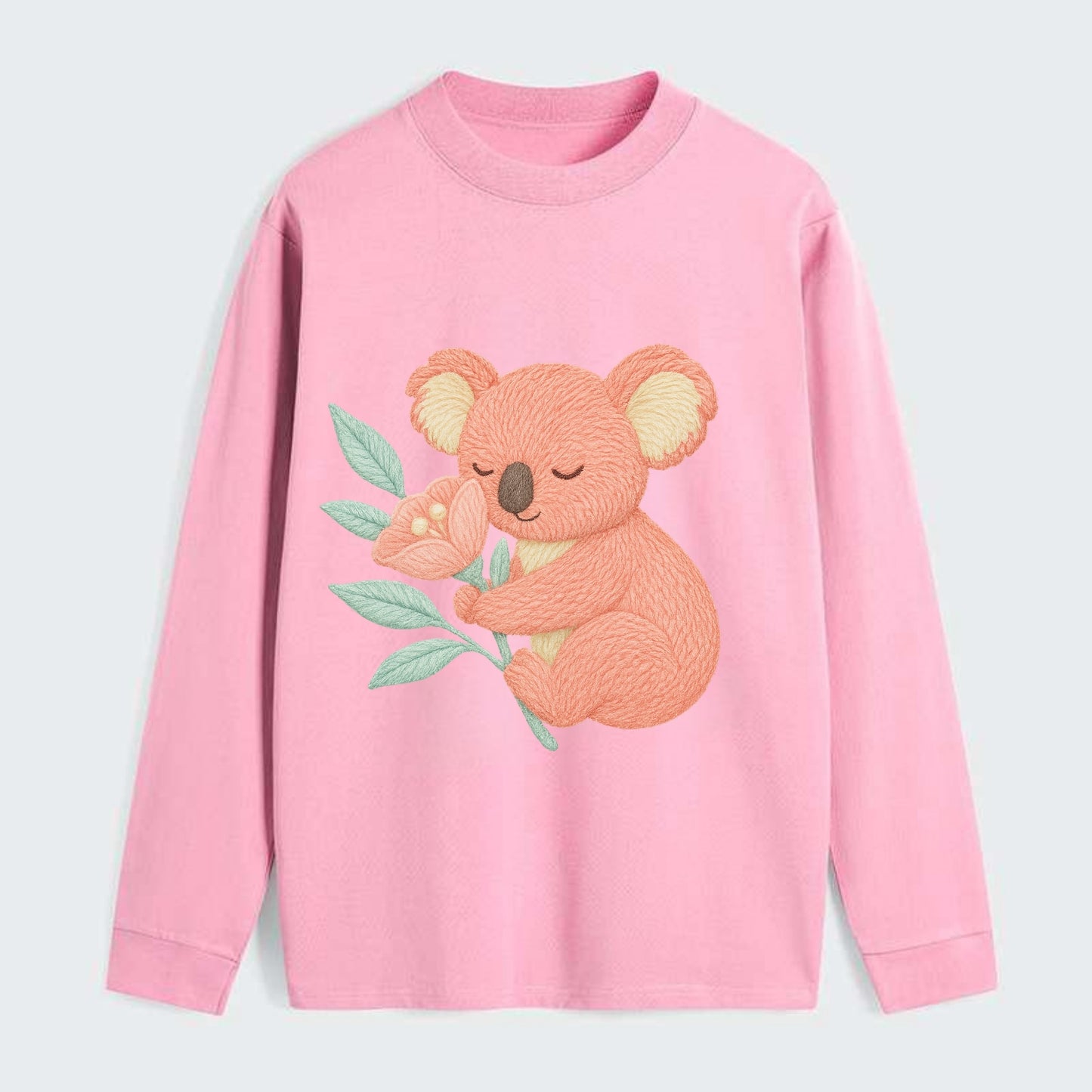 Coral Koala - Classic Long Sleeve Shirt - Pink