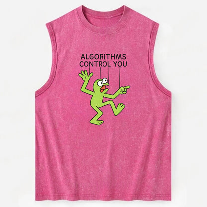 Whiskey Barrel  - Vintage Washed Tank - Pink