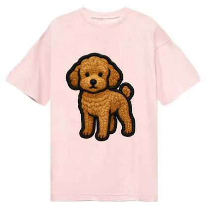 Toy Poodle - Trendy miniature design wit - Classic T-shirt - Pink