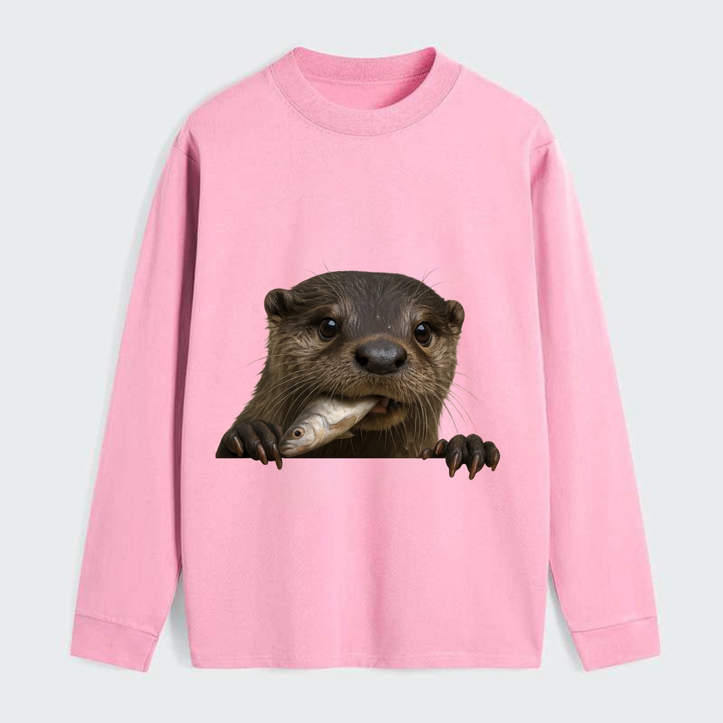 River Otter  - Classic Long Sleeve Shirt - Pink