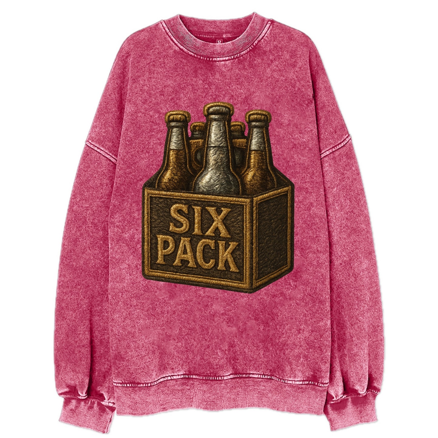 Six Pack  - Vintage Sweatshirt - Pink