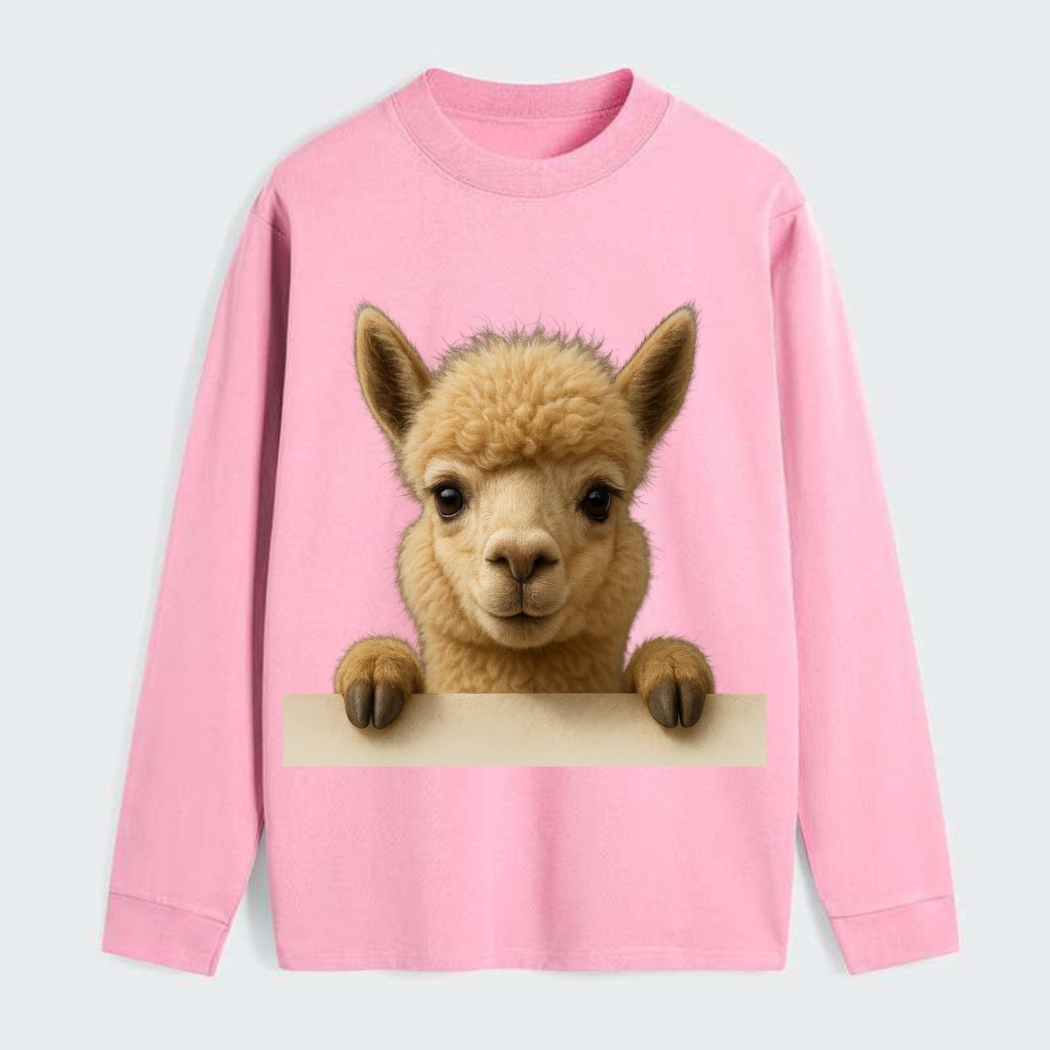 Alpaca  - Classic Long Sleeve Shirt - Pink