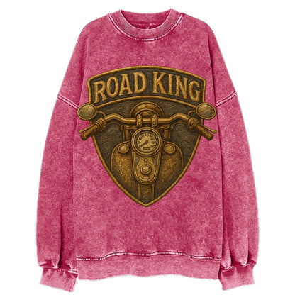 Road King  - Vintage Sweatshirt - Pink
