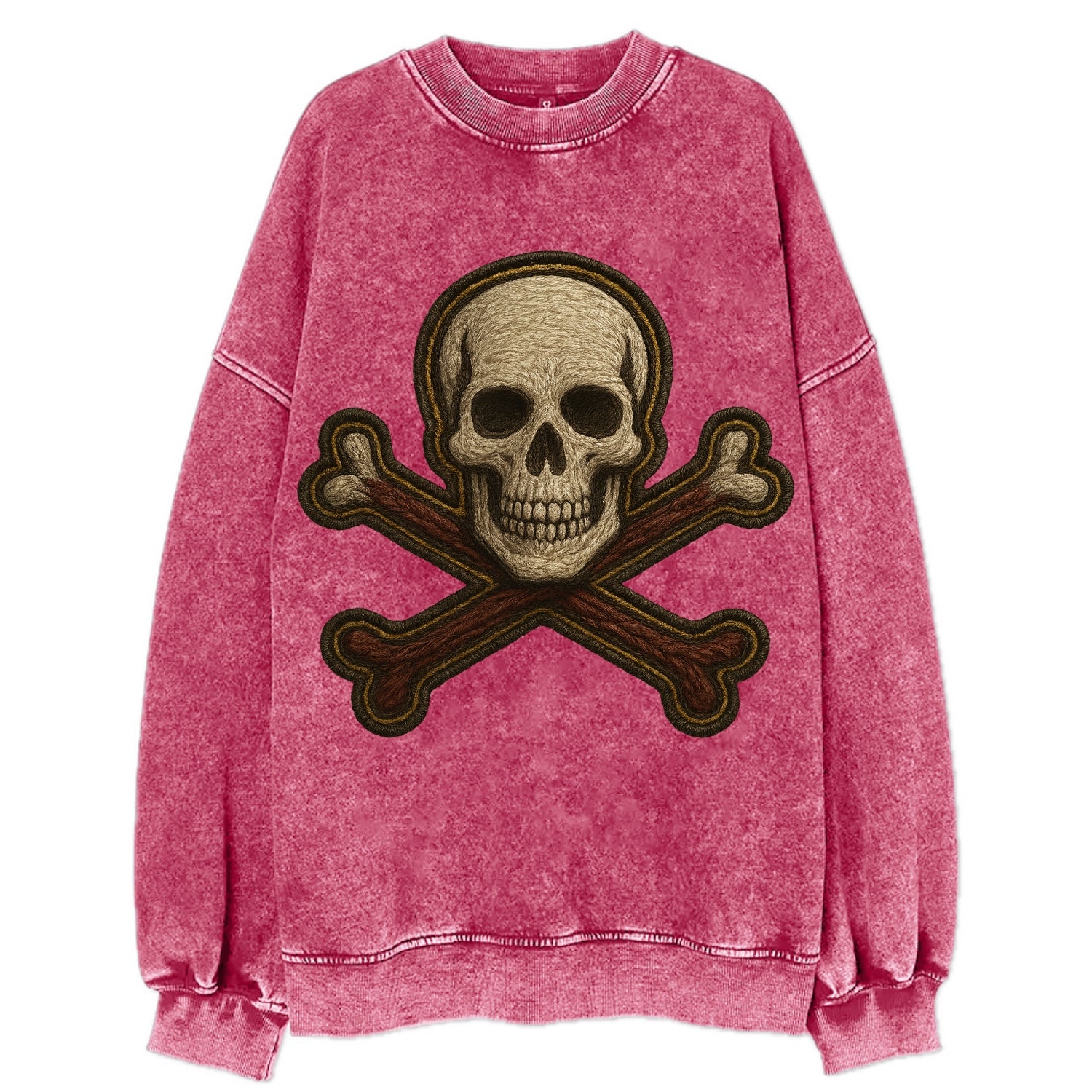 Jolly Roger  - Vintage Sweatshirt - Pink
