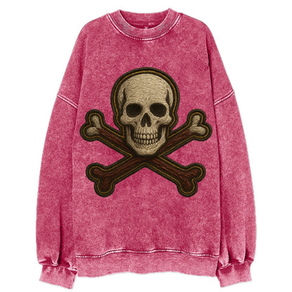 Jolly Roger  - Vintage Sweatshirt - Pink