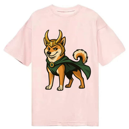 Shiba Inu Loki  - Classic T-shirt - Pink