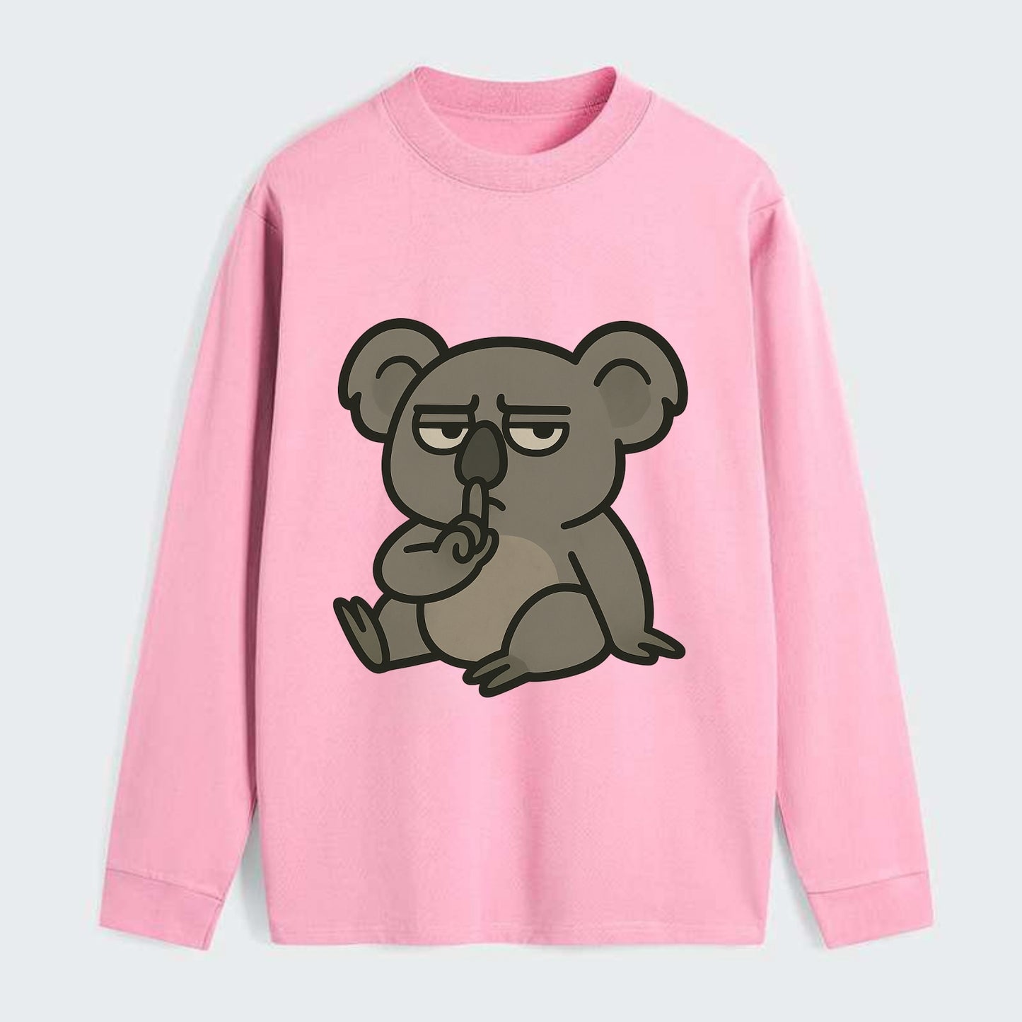 The Koala Judging - Classic Long Sleeve Shirt - Pink