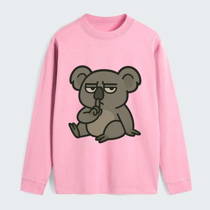 The Koala Judging - Classic Long Sleeve Shirt - Pink