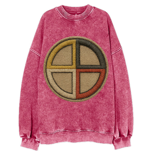 Medicine Wheel  - Vintage Sweatshirt
