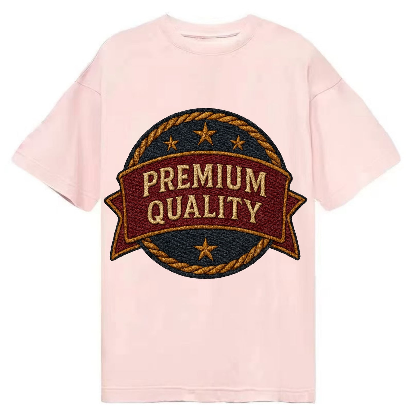 Premium Quality Badge  - Classic T-shirt - Pink