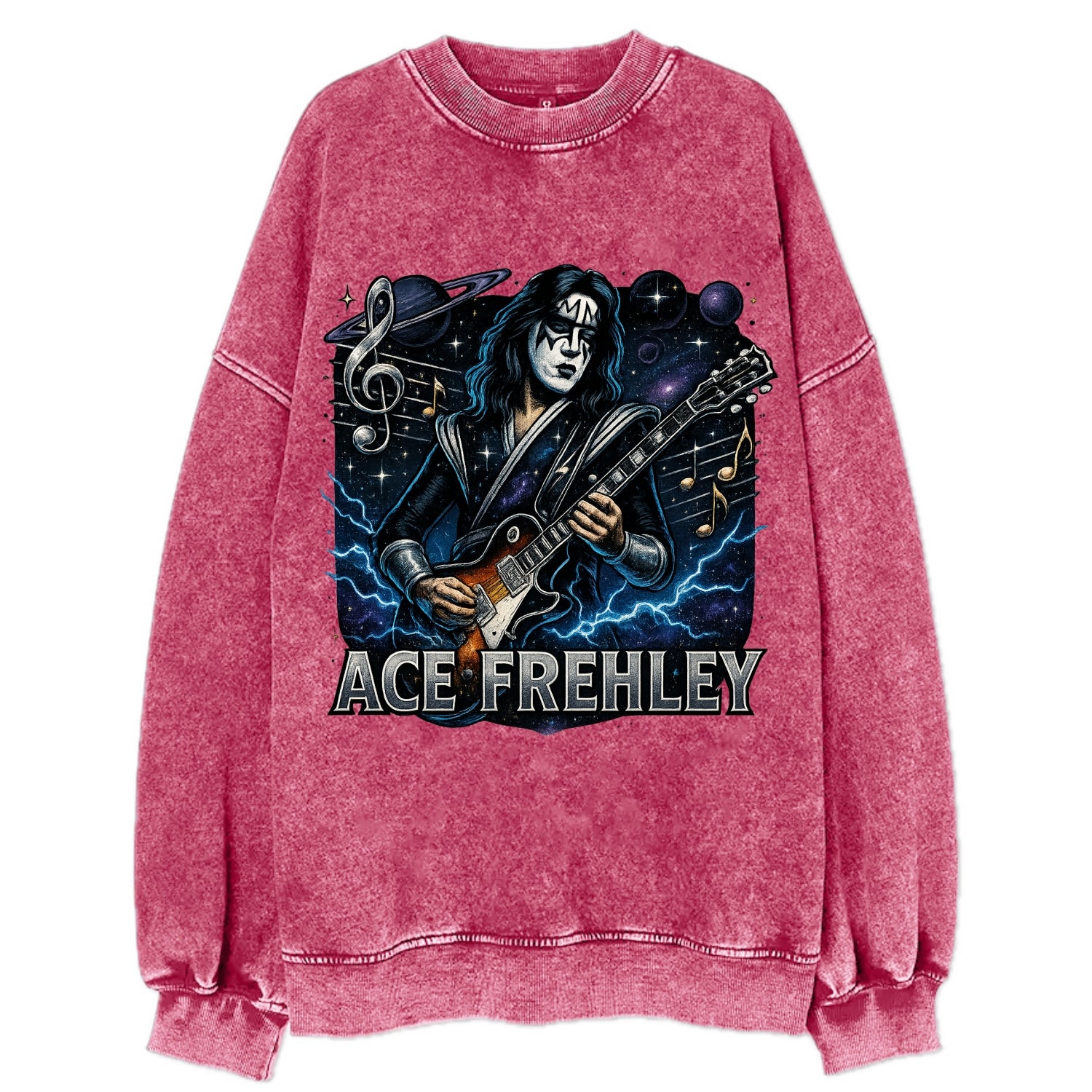 Ace Musical Cosmos - Vintage Sweatshirt - Pink