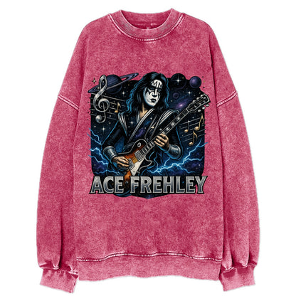 Ace Musical Cosmos - Vintage Sweatshirt - Pink