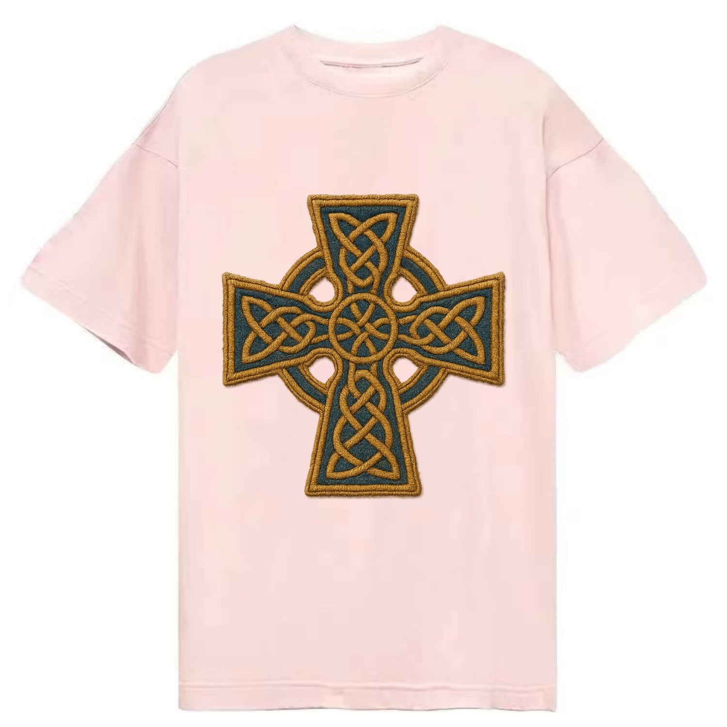 Book Of Kells Cross - Classic T-shirt - Pink