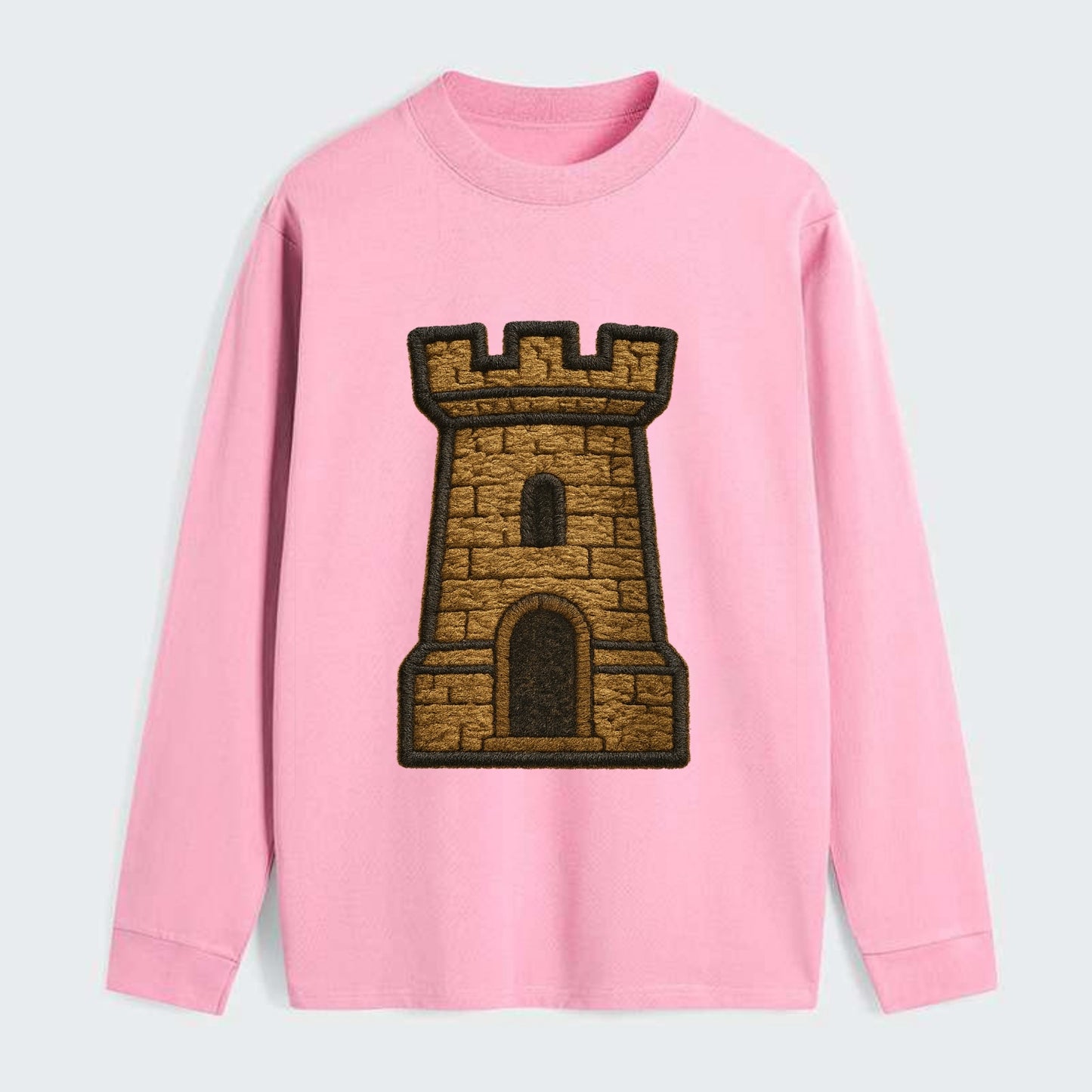 Castle Tower  - Classic Long Sleeve Shirt - Pink