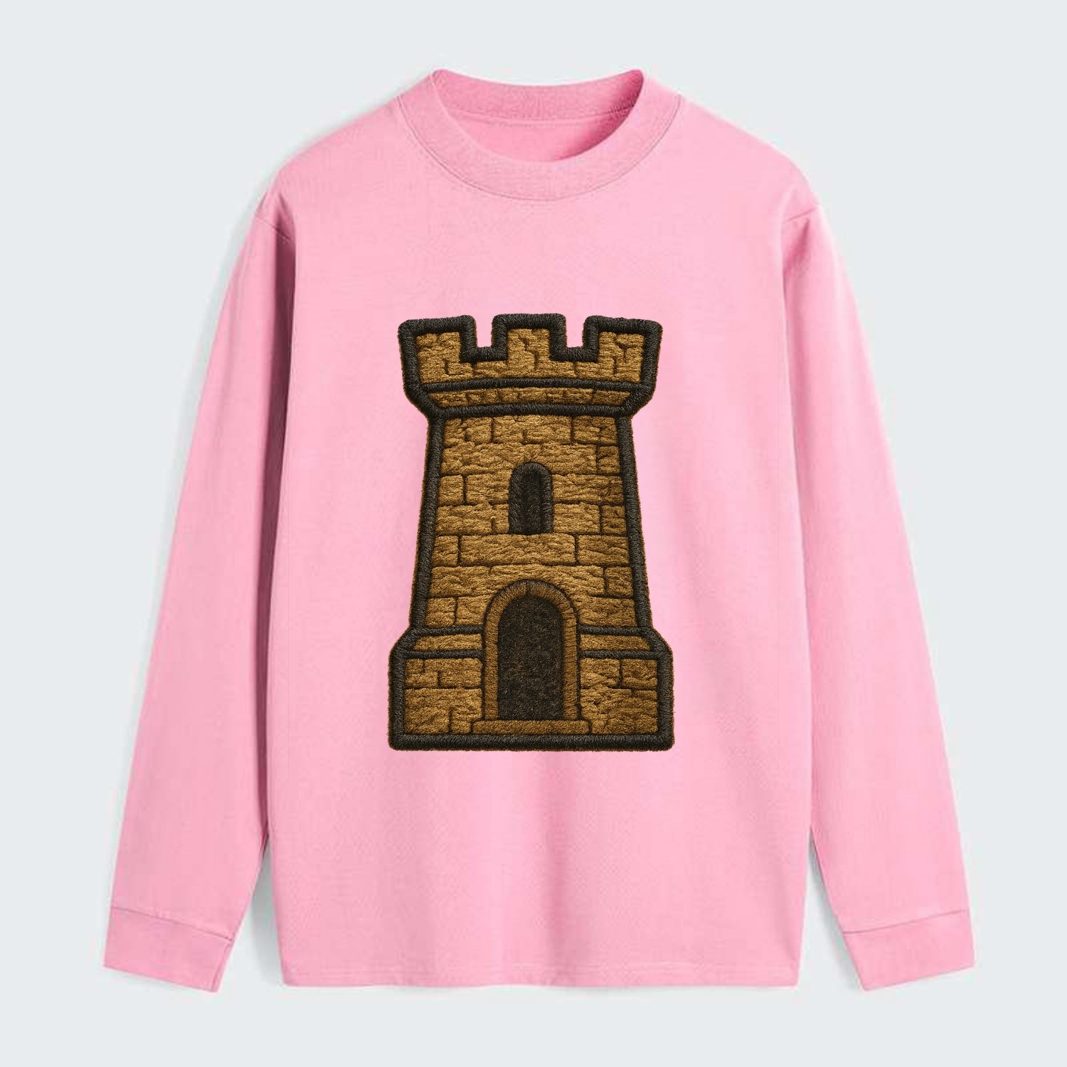 Castle Tower  - Classic Long Sleeve Shirt - Pink