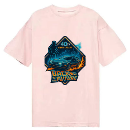 Back To The Future 40th Anniversary 2 - Classic T-shirt - Pink
