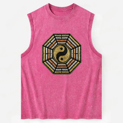 Bagua - Vintage Washed Tank - Pink