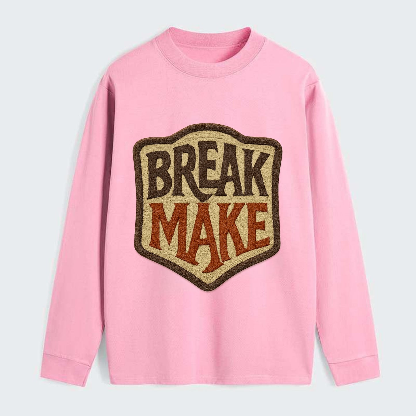 BREAK;MAKE THE RULES Rebel Red Snapback - Classic Long Sleeve Shirt - Pink