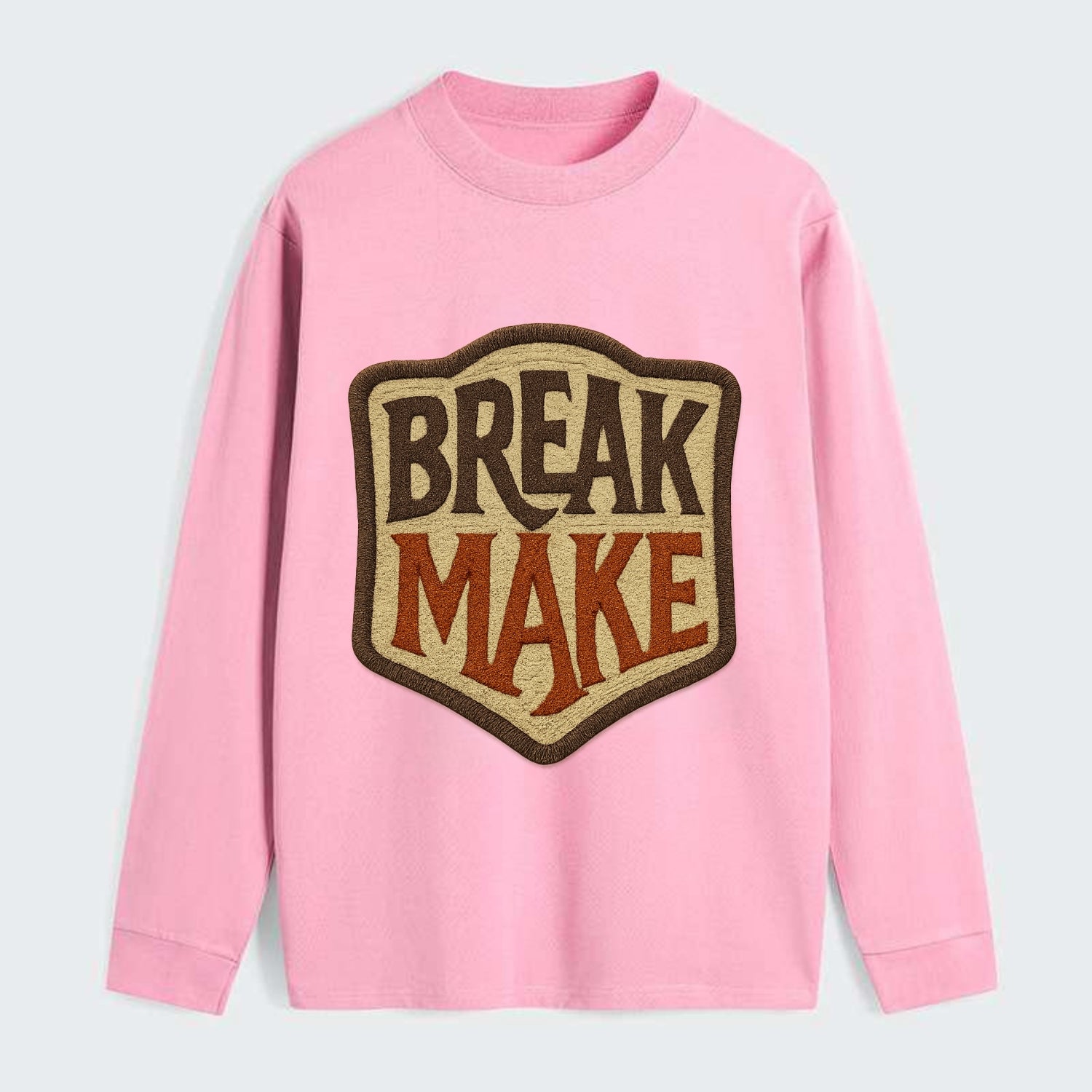 BREAK;MAKE THE RULES Rebel Red Snapback - Classic Long Sleeve Shirt - Pink