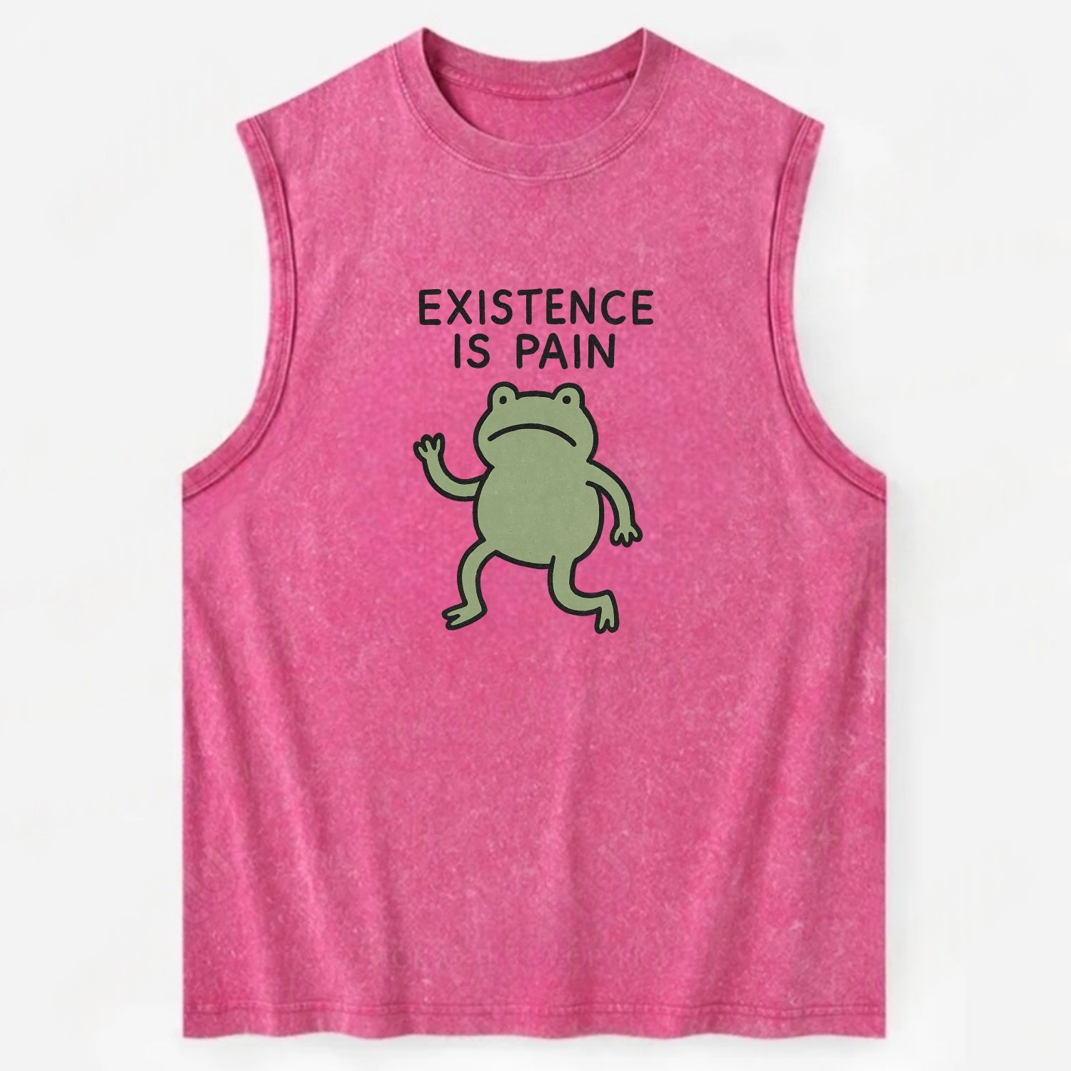 VINTAGE MODEL | Antique with dust - Vintage Washed Tank - Pink