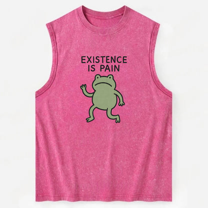 VINTAGE MODEL | Antique with dust - Vintage Washed Tank - Pink