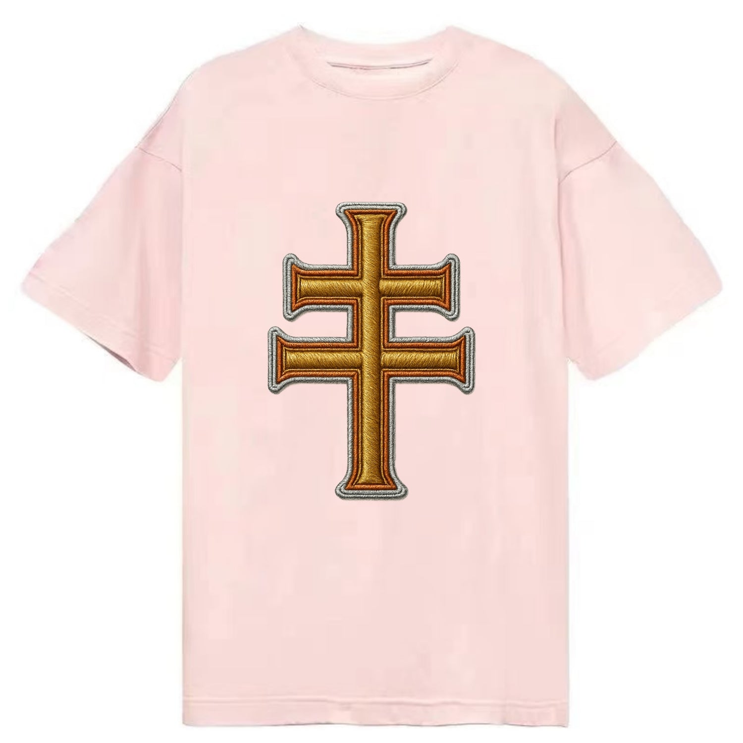 Patriarchal Cross - Classic T-shirt - Pink