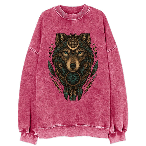 Storm Wolf Thunder  - Vintage Sweatshirt