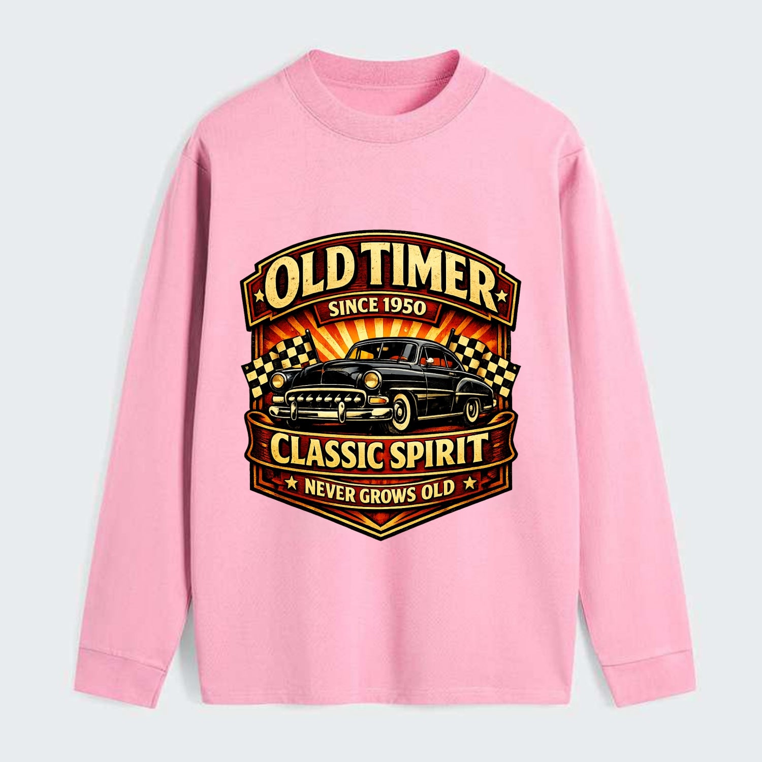 Old Timer Classic Spirit - Classic Long Sleeve Shirt - Pink