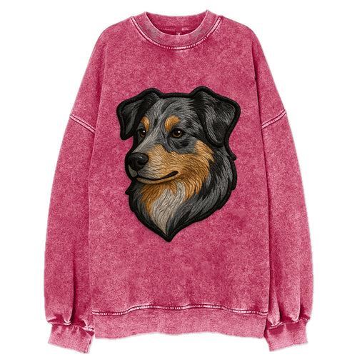 Australian Shepherd - Modern merle patte - Vintage Sweatshirt