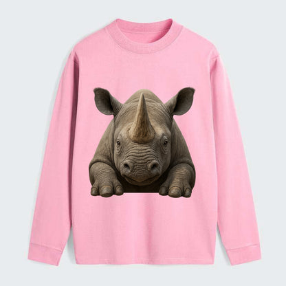 Rhinoceros  - Classic Long Sleeve Shirt - Pink