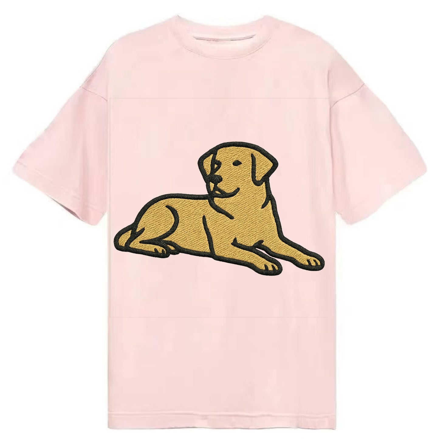 Labrador Retriever - Yellow lab relaxed Classic T-shirt - Pink