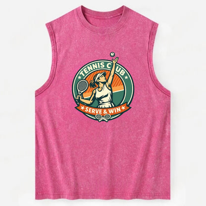 Ace in Motion - Vintage Washed Tank - Pink