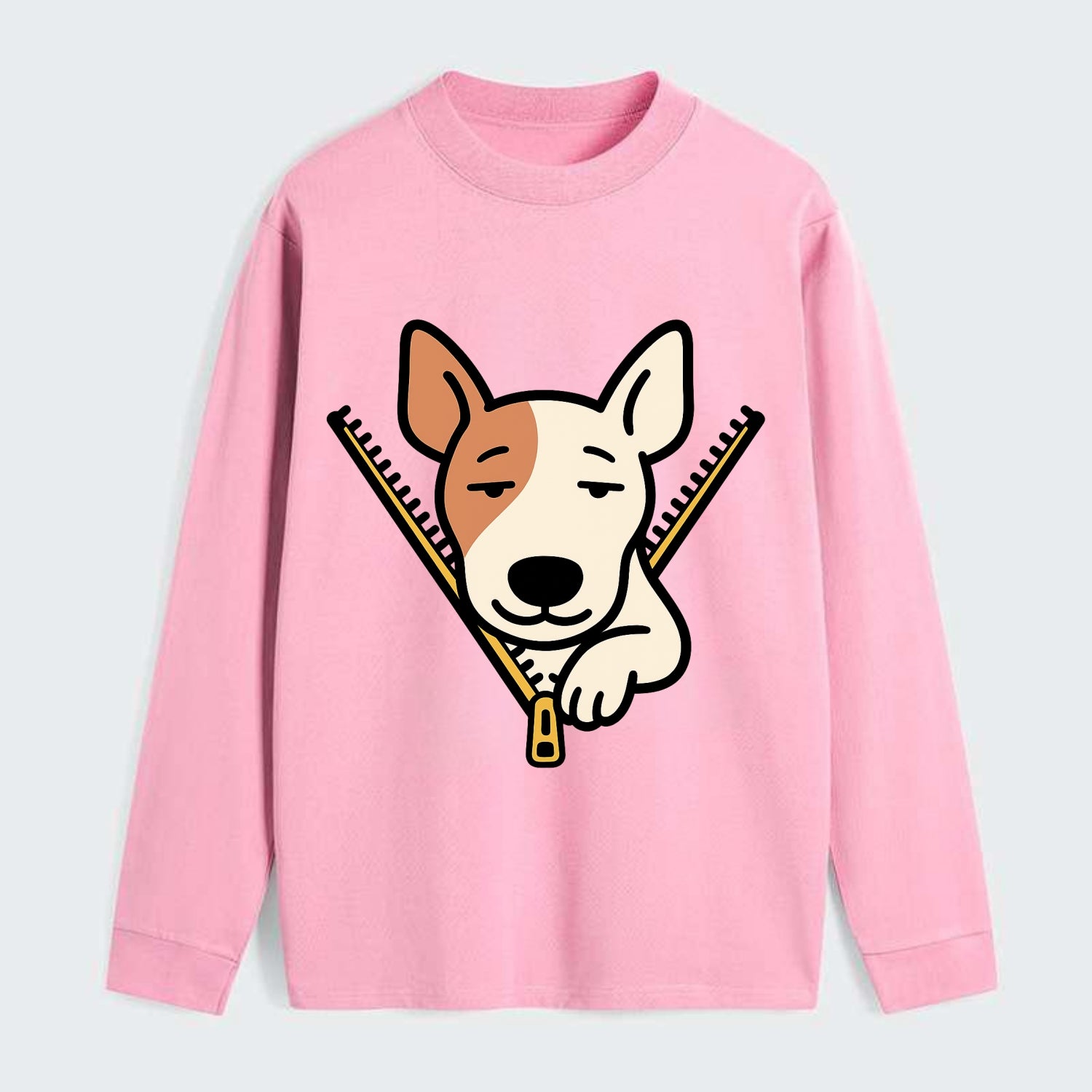 Bull Terrier - Classic Long Sleeve Shirt - Pink