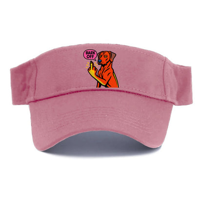 Rhodesian Ridgeback with distinctive ridge on back, athletic muscular paw up - Visor - Pink