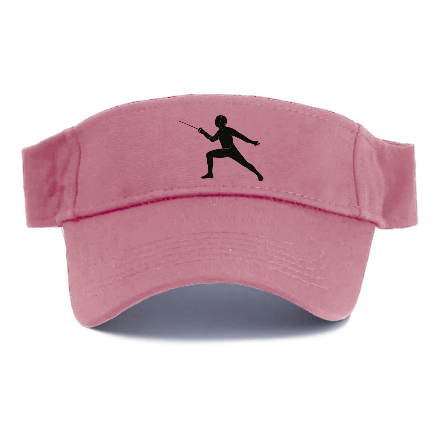 Fencer in lunge position - Visor - Pink