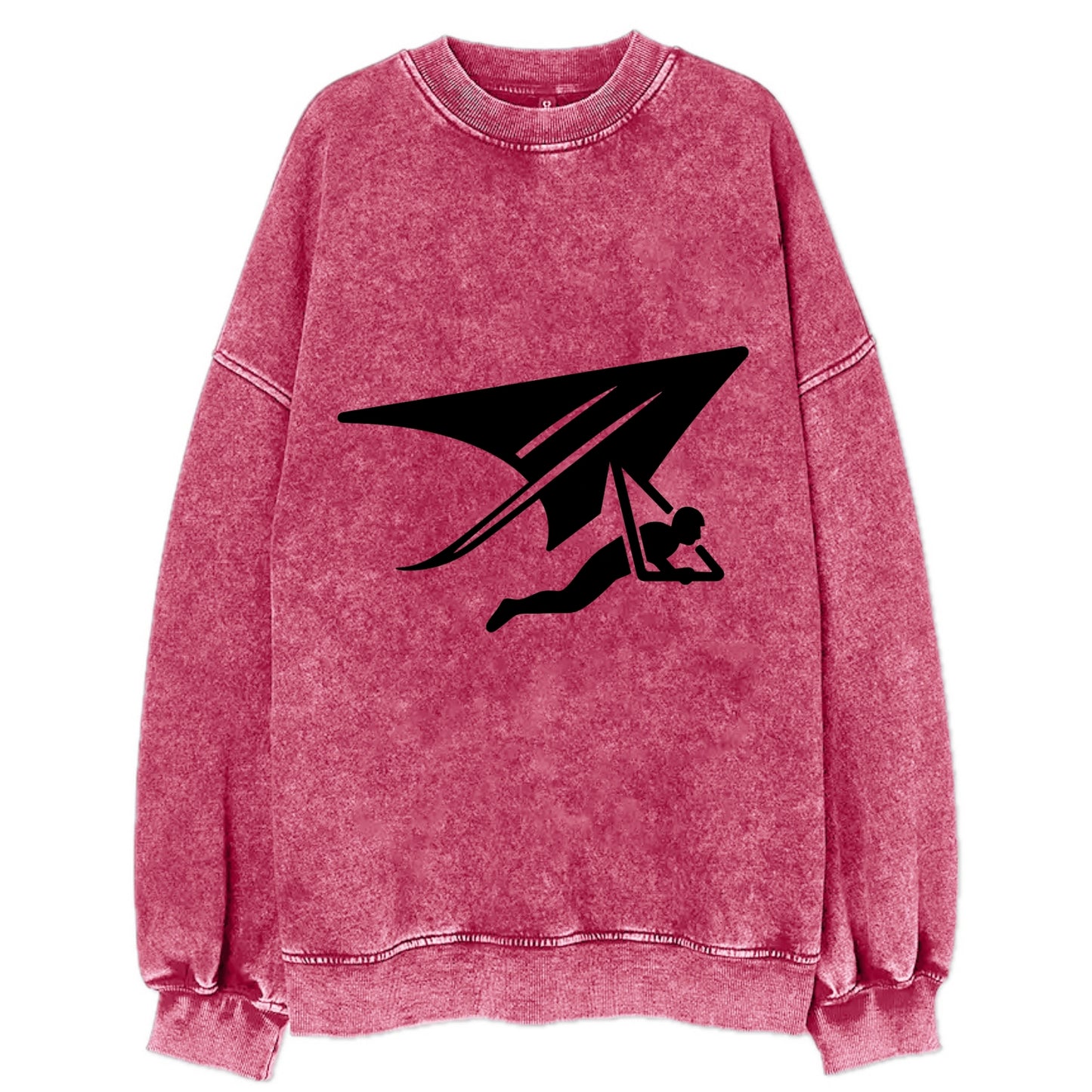 Hang glider soaring - Vintage Sweatshirt - Pink