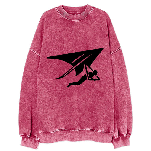 Hang glider soaring - Vintage Sweatshirt