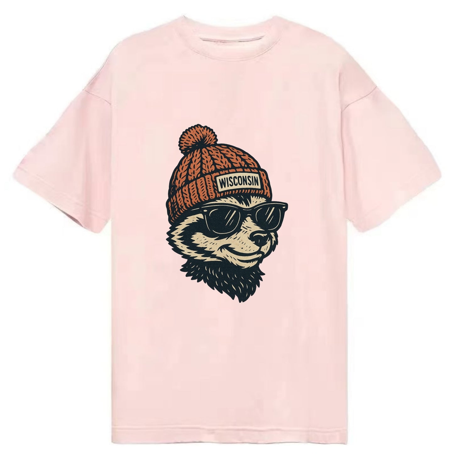 Madison Badge - Classic T-shirt - Pink